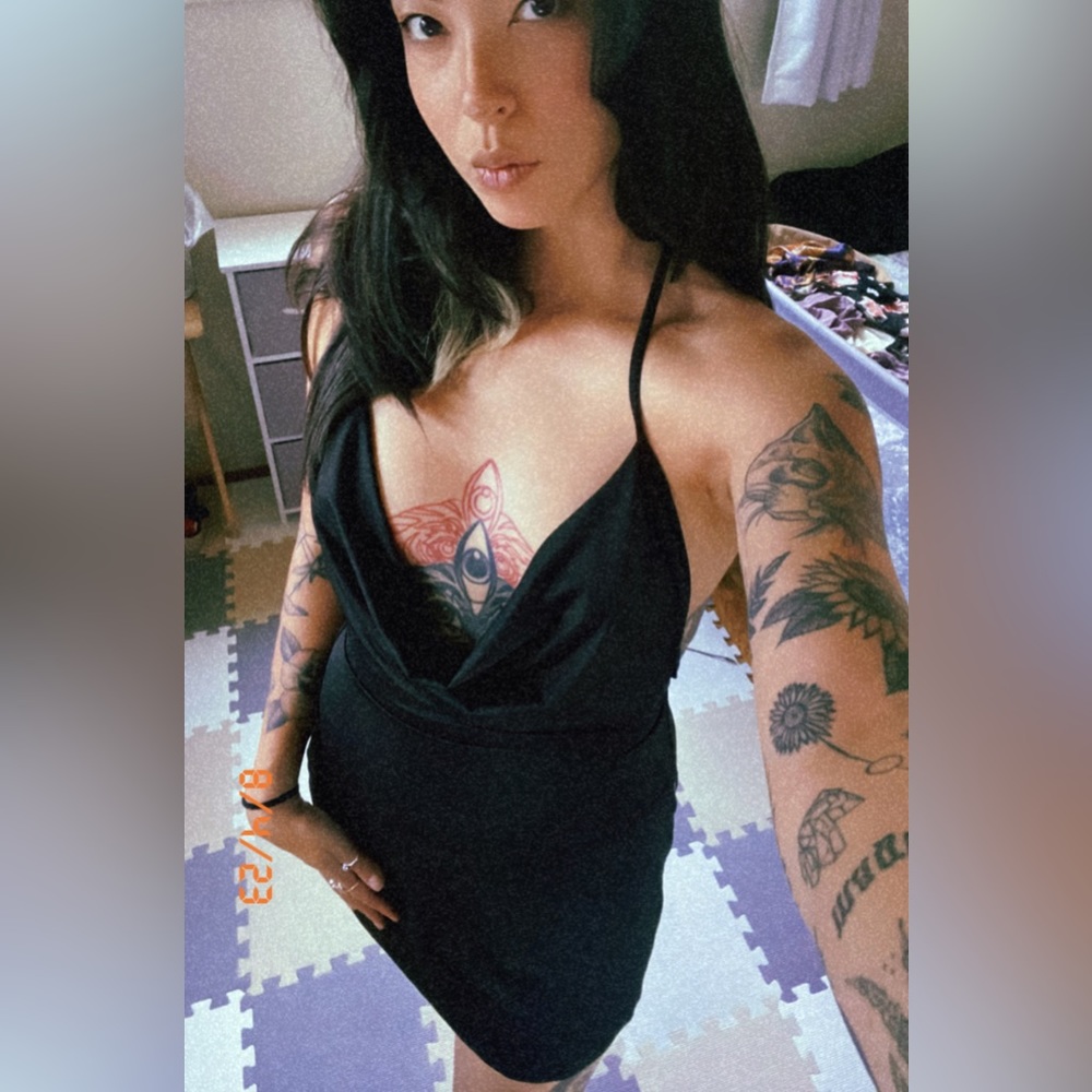 Short black dress